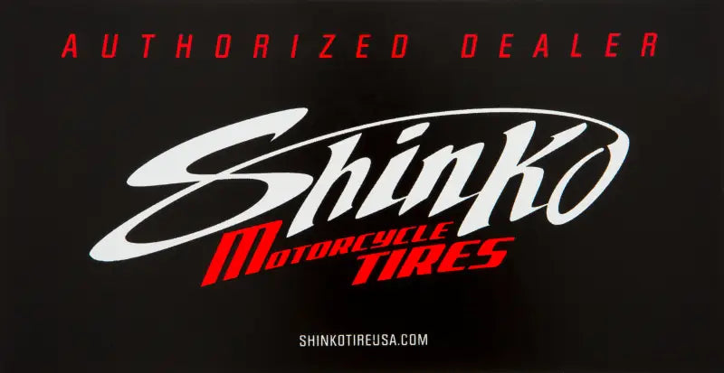 Shinko Authorized Dealer Window Decal4.25" X 8.125" - SHINKO
