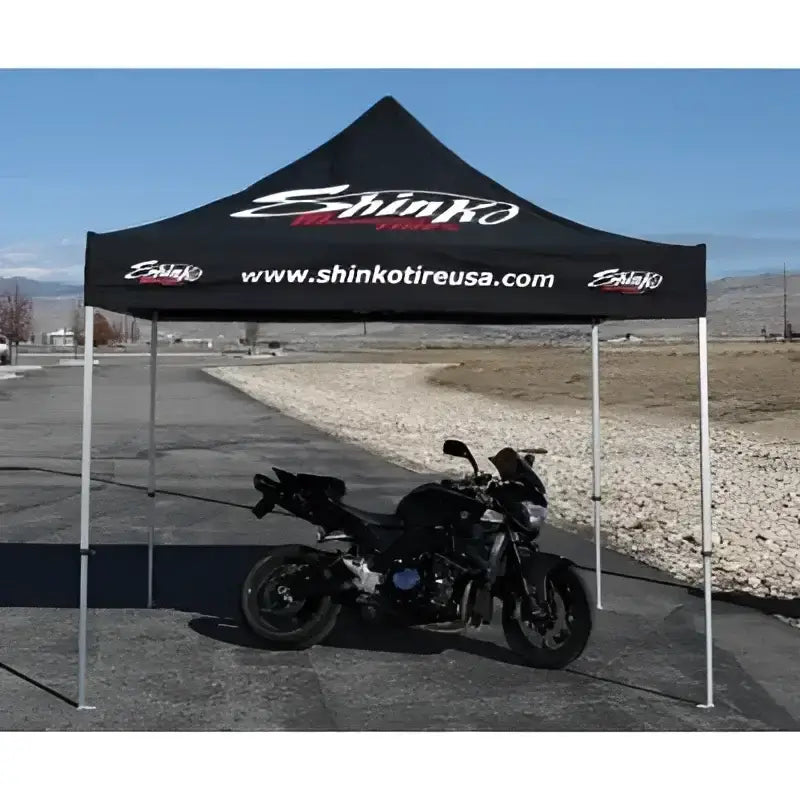 Shinko HYA-009-SHINKO Canopy 10X10 Repl Top Black W/ White Logo