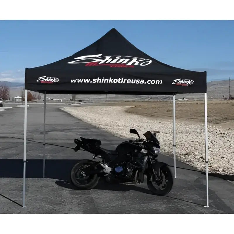 Shinko HYA-009-SHINKO Canopy 10X10 Repl Top Black W/ White Logo