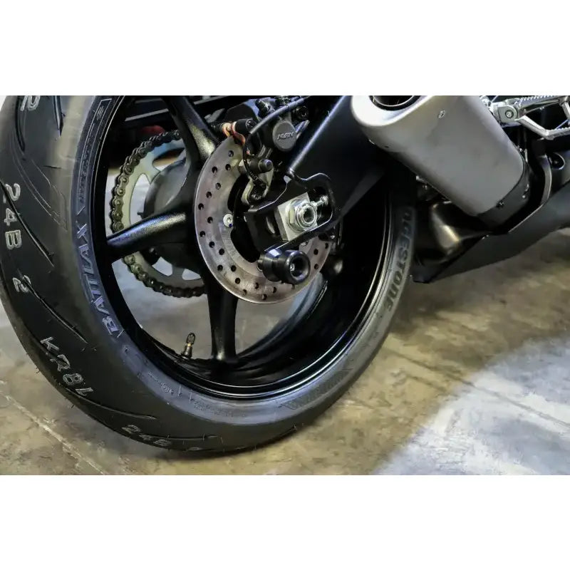 SHOGUN Swingarm Sliders Black for Powersports