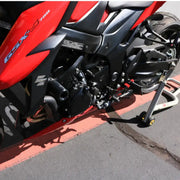 SHOGUN Frame Sliders Black No Cut for Powersports