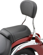 Short Round Sissy Bar W/Pad Chrome Hon Aero 750 04 16 - COBRA