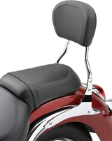 Short Round Sissy Bar W/Pad Chrome Yam V Star 650 Classic - COBRA