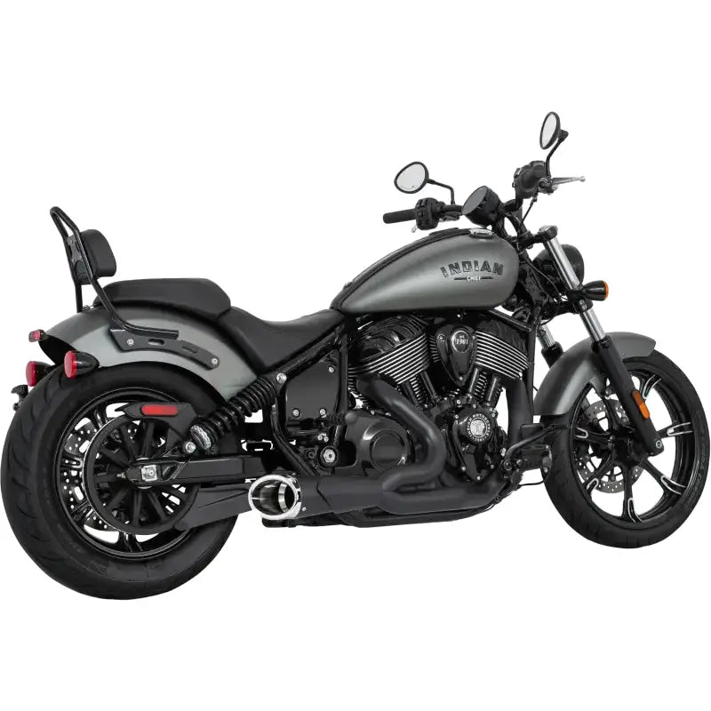 FREEDOM Shorty 2 1 4.5" Combat End Cap Indian Chief Bk/Ch
