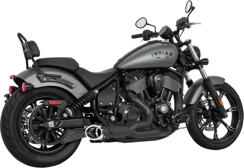 FREEDOM Shorty 2 1 4.5" Combat End Cap Indian Chief Bk/Ch