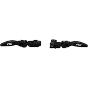 FLO MOTORSPORTS Shorty Mx Lever Set Black `17 Up Flh/Flt