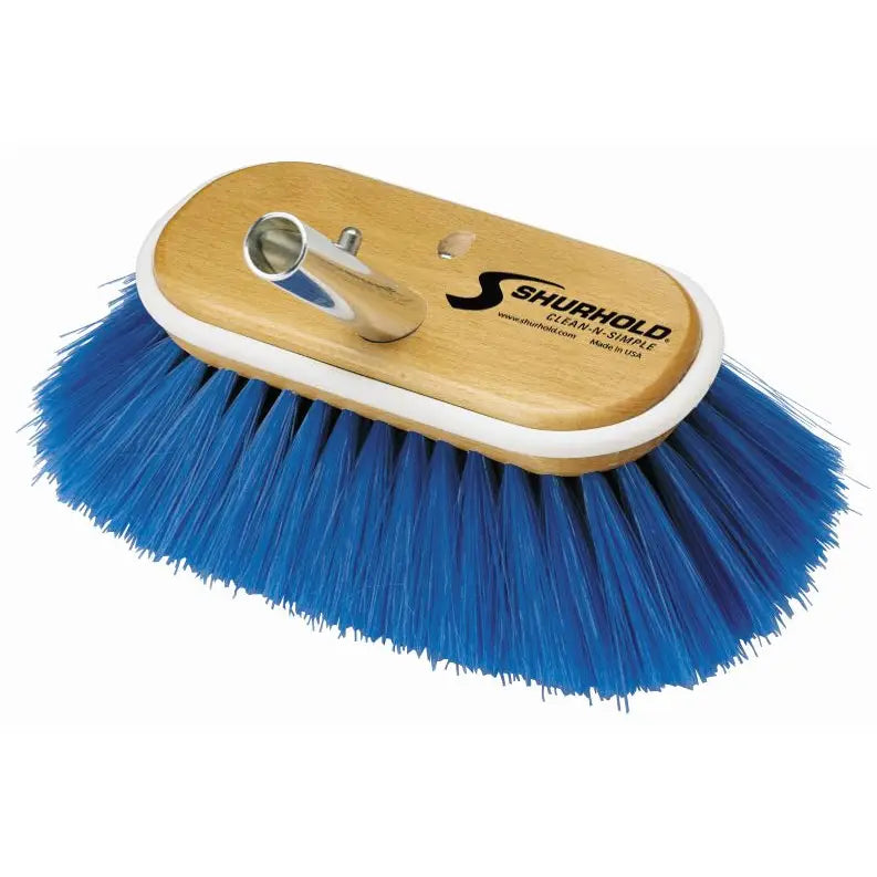 Shurhold IND Made In USA Scrub Brush 970 - Blue Deck Extra Soft Nylon