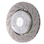 SHW Performance BFR44461 SHW 05-06 BMW M3 3.2L Right Front Cross-Drilled Lightweight Brake Rotor