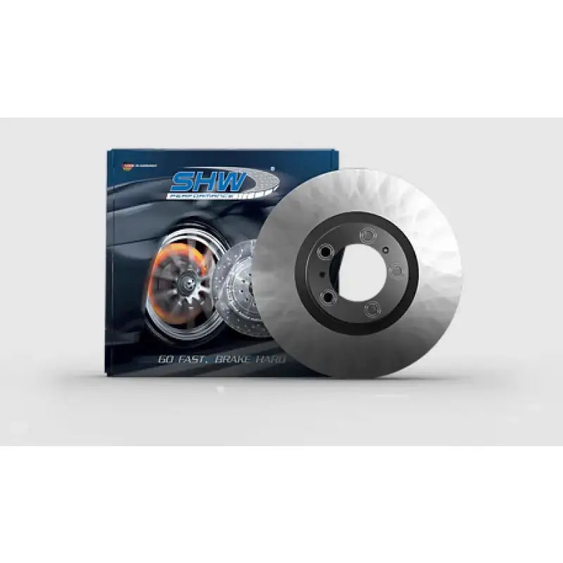 Car brake rotor for Porsche Macan GTS, smooth monobloc brake rotor replacement