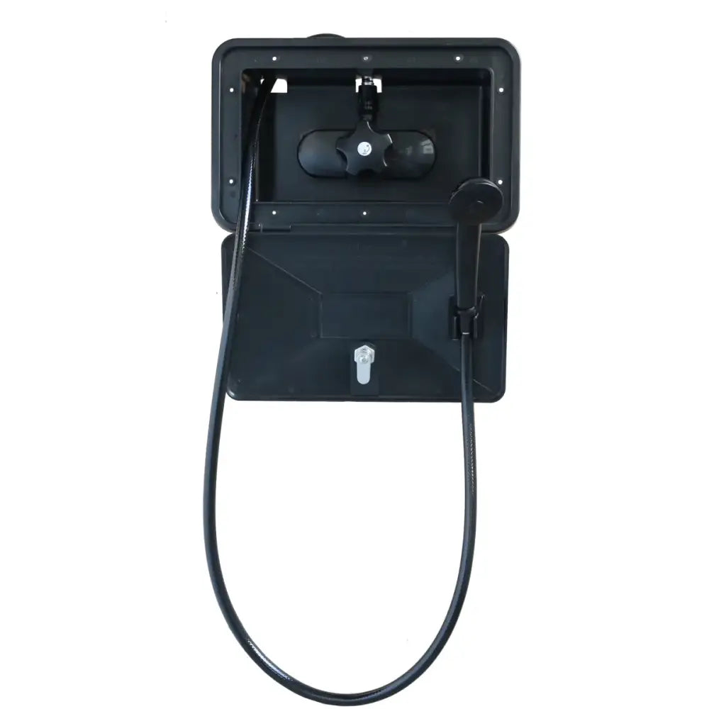 SHWRBOX-1-BLK Exterior Shower