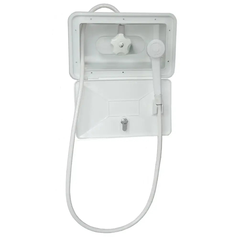 SHWRBOX-1-WHT Exterior Shower
