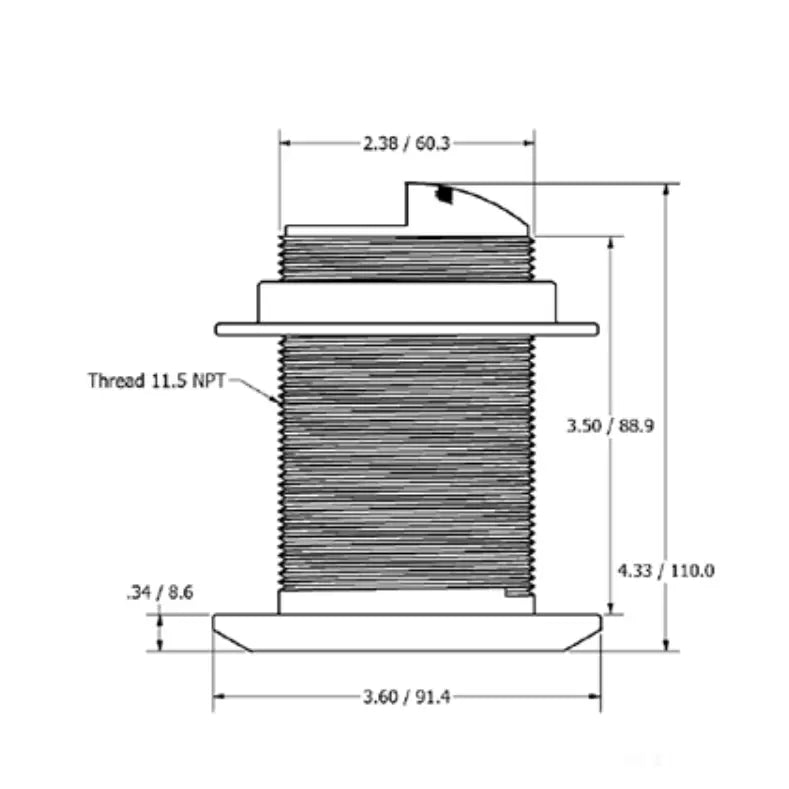 SI-TEX BT70D600CW-00 Transducer