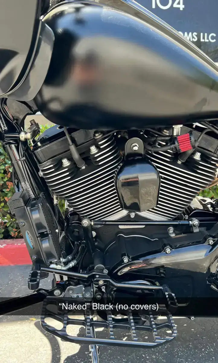 Side Mount Naked Oil Cooler Tc Touring `09 16  Blk 