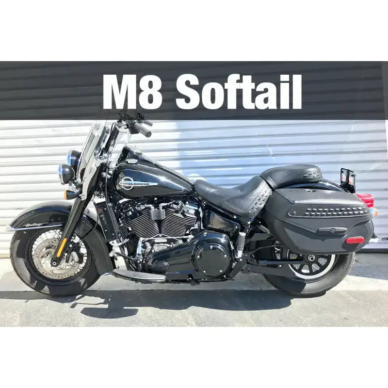 Side Mount Oil Cooler M8 Softail `17 23  Gloss Blk 