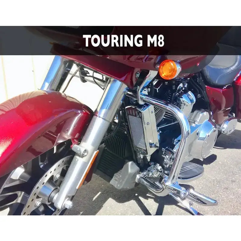 Side Mount Oil Cooler M8 Touring `17 23  Chrome 