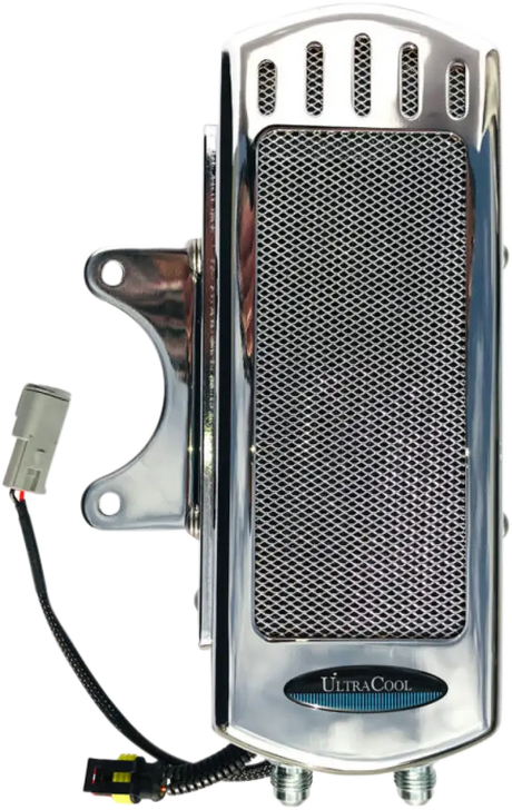 ULTRACOOL Side Mount Oil Cooler M8 Touring `17 23 Chrome