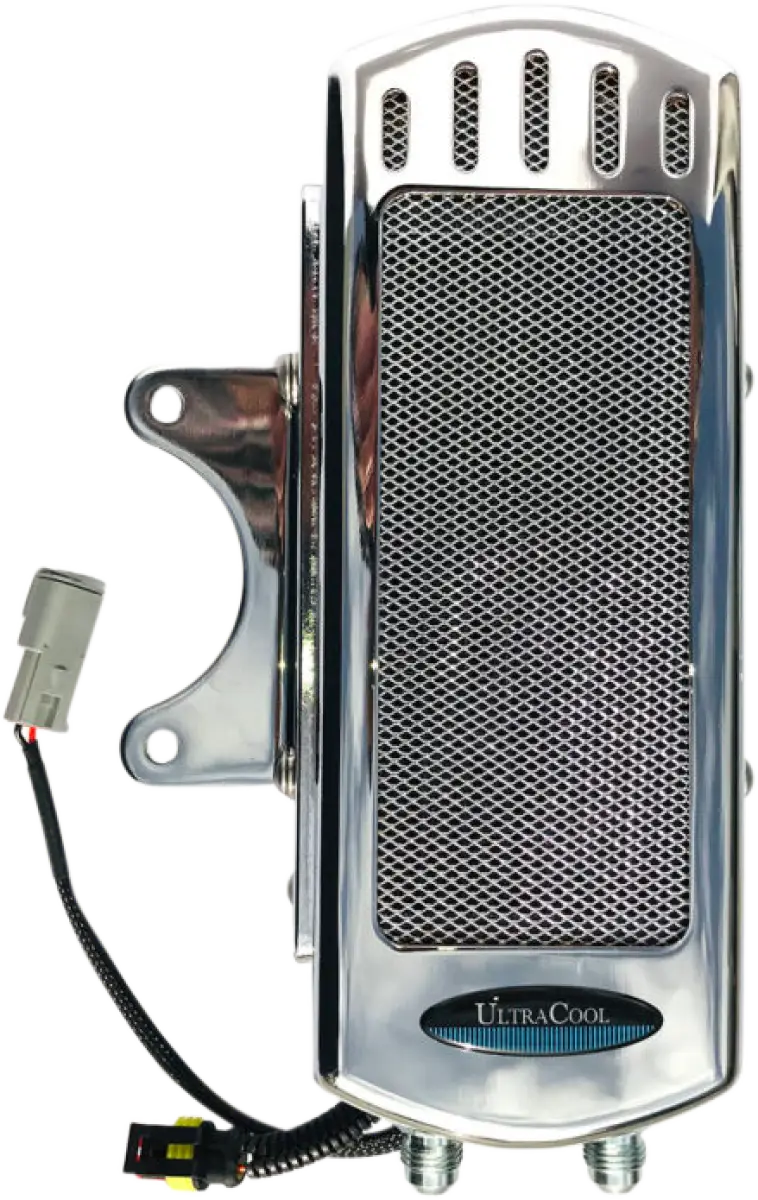 ULTRACOOL Side Mount Oil Cooler M8 Touring `17 23 Chrome