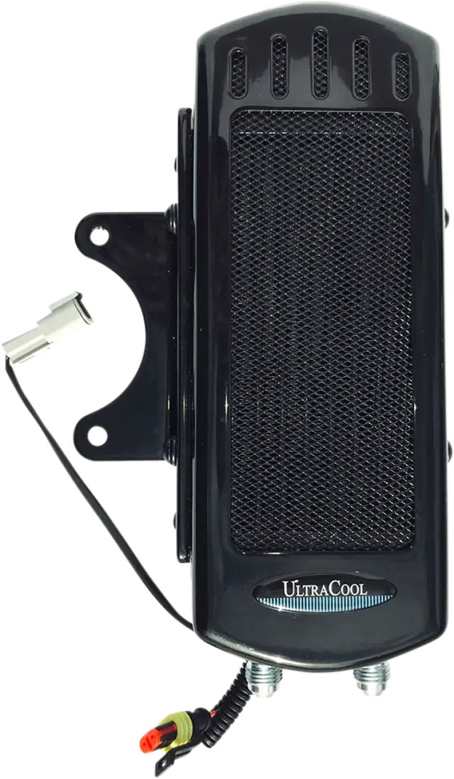 ULTRACOOL Side Mount Oil Cooler M8 Touring `17 23 Gloss Blk