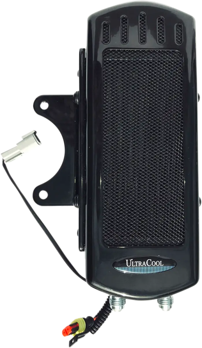 ULTRACOOL Side Mount Oil Cooler M8 Touring `17 23 Gloss Blk