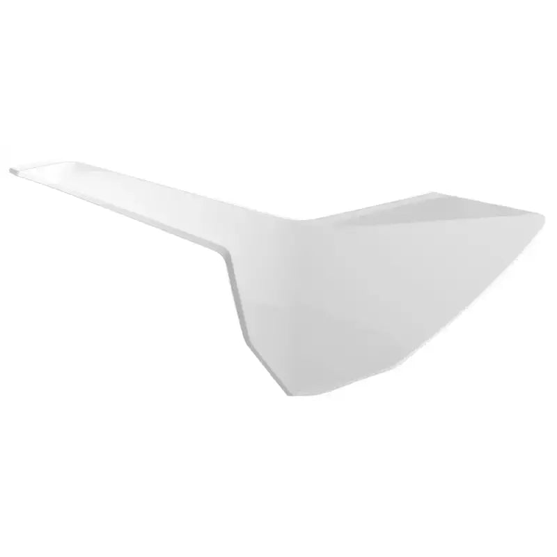 POLISPORT Side Number Plate White for Powersports