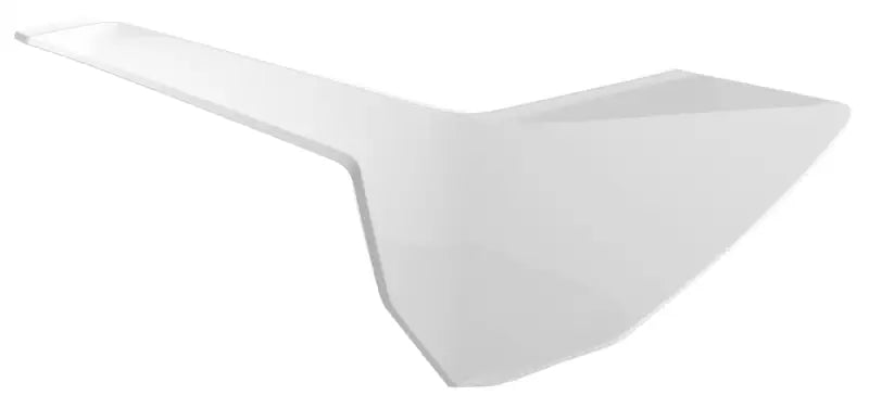 POLISPORT Side Number Plate White for Powersports