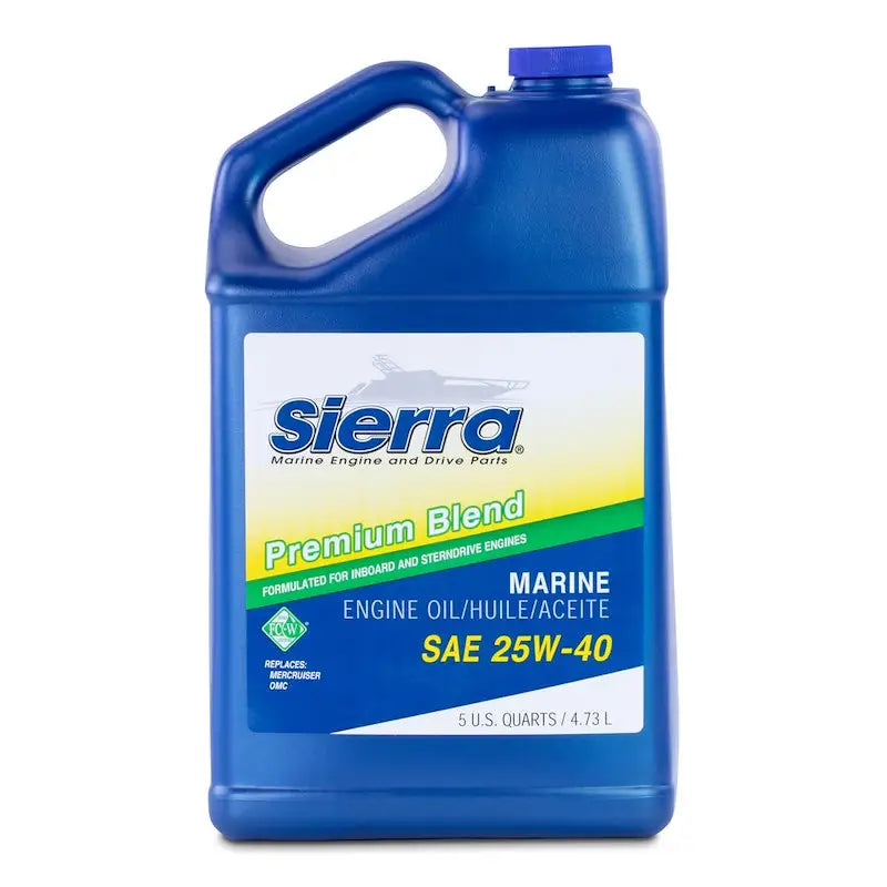 Sierramarine 1894004 25W40 Oil - 5 Qt Quality oil from Sierramarine