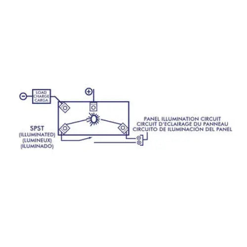 Sierramarine Lights Through Tip Of Handle Multi Purpose Switch TG23000 - Toggle ON-OFF Spst