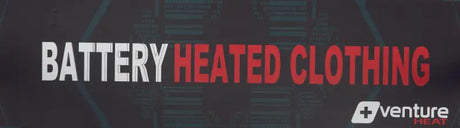 SIGN-BATT Venture Battery Heated Clothing Sign - RV and Auto Parts