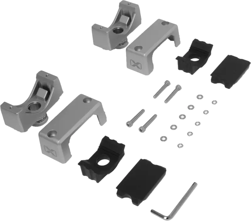 Tower Speaker 1.0" To 1.5" Square Tube Silver - ECOXGEAR