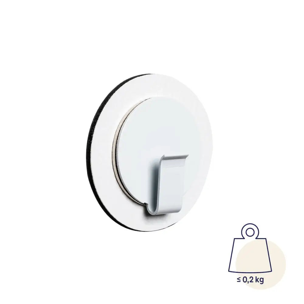 Silwy Magnet H000-14KW-1 Multi Purpose Hook - White