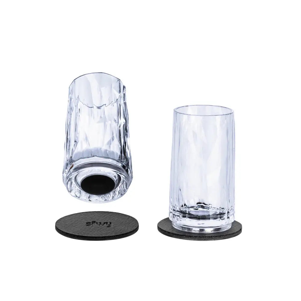 Silwy Magnet Unbreakable Magnetic Plastic Lenses Drinking Glass KO-SH-C-2 - Glasses Shot