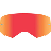 Single Lens W/Post Adult Red Mirror/Clear