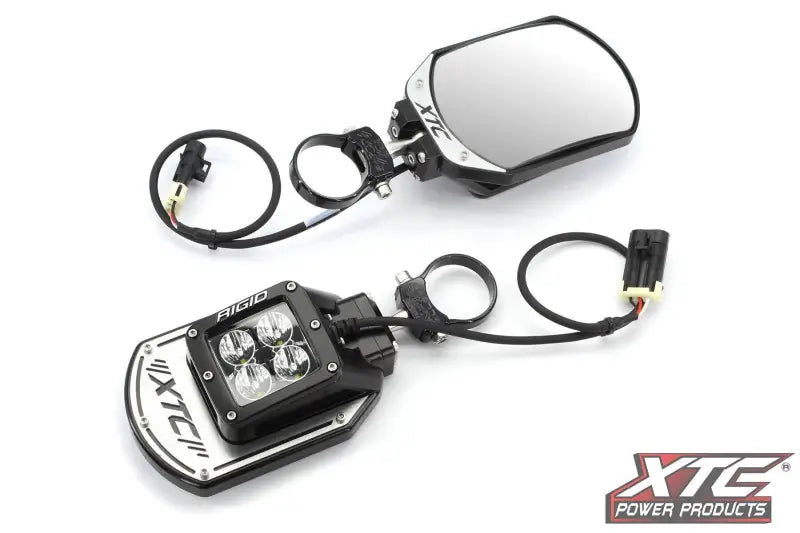 SIX12-A-200 Xtc Power Products Side Mirrors W/2.00 Clamp Roll Cage Bar Clamp 2.00 - RV and Auto Parts