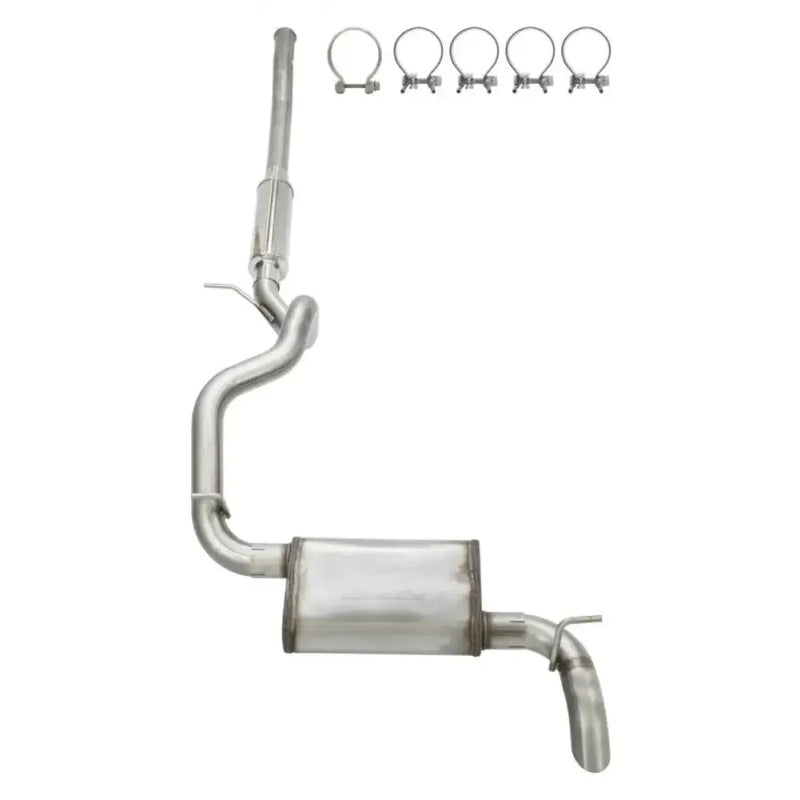 Stainless steel SJJ25SQ Pypes exhaust system with muffler and clamps for Jeep JL