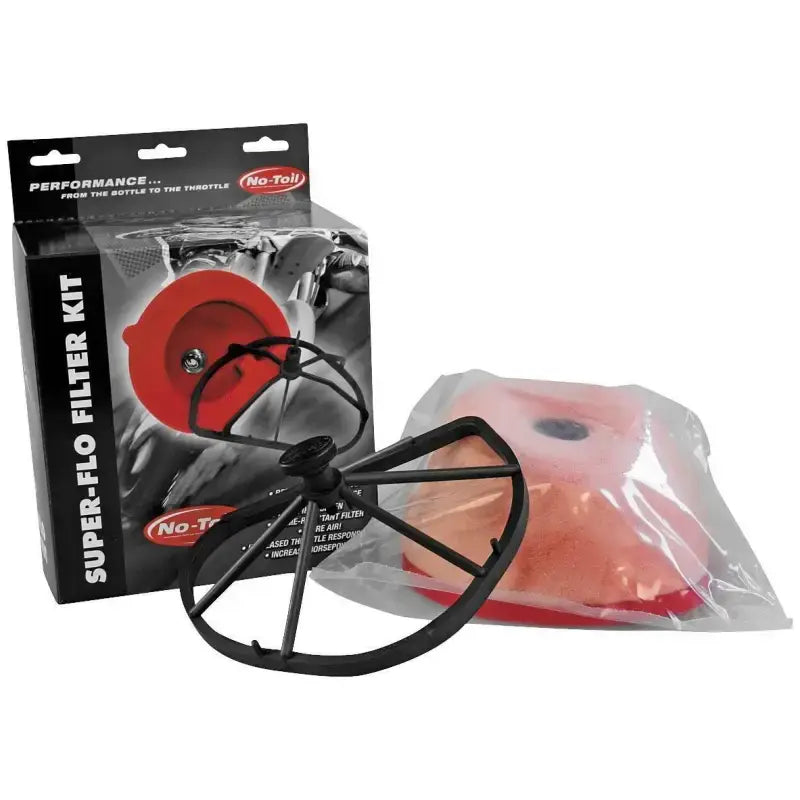No-Toil Super-Flo Kit with filter cage and high-density polymer filter for Kawasaki