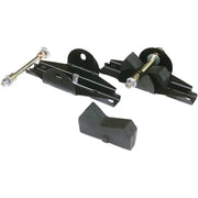 Black ski mount kit Yam with three engine or transmission mounts and bolts