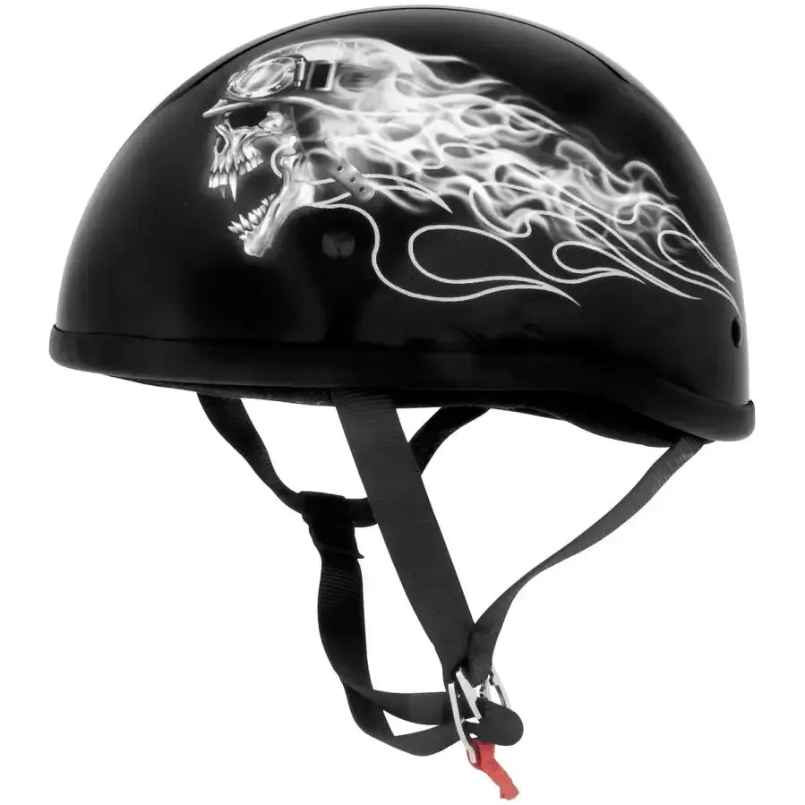 Skid Lids Biker Skull Original Helmet - Medium - 646928 - Safety