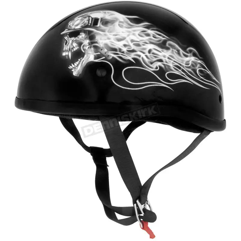Skid Lids Biker Skull Original Helmet - Medium - 646928 - Safety