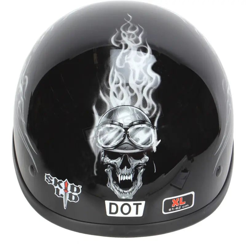 Skid Lids Biker Skull Original Helmet - XL - 646930 - Safety