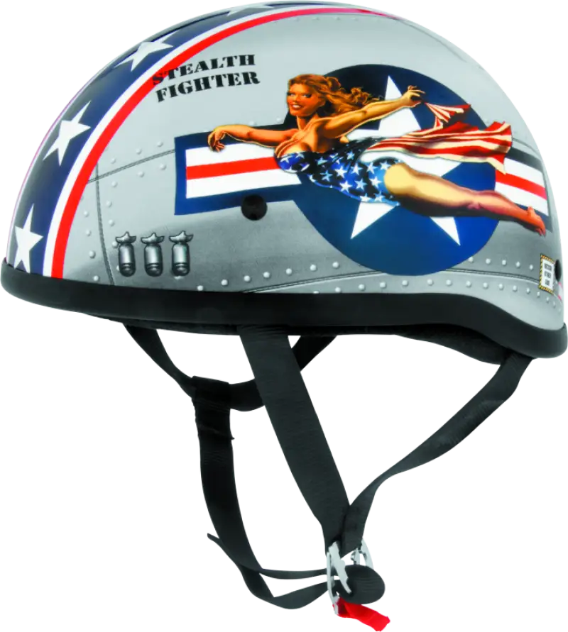 Skid Lids Bomber Pinup Original Helmet - Large - 646953 - Safety