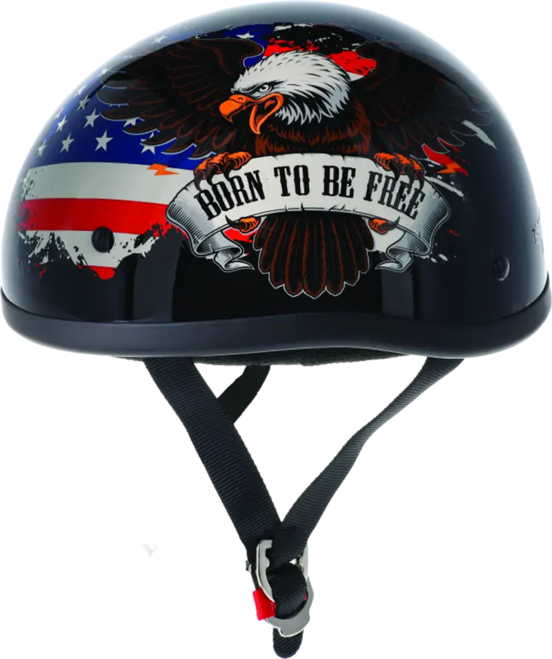 Skid Lids Freedom Eagle Original Helmet with American flag and eagle design