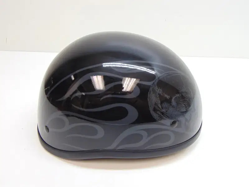 Skid Lids Ghost Skull Flames Helmet - Medium - 646771 - Safety