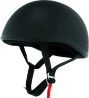 Skid Lids Original flat black motorcycle helmet in large size for style and safety