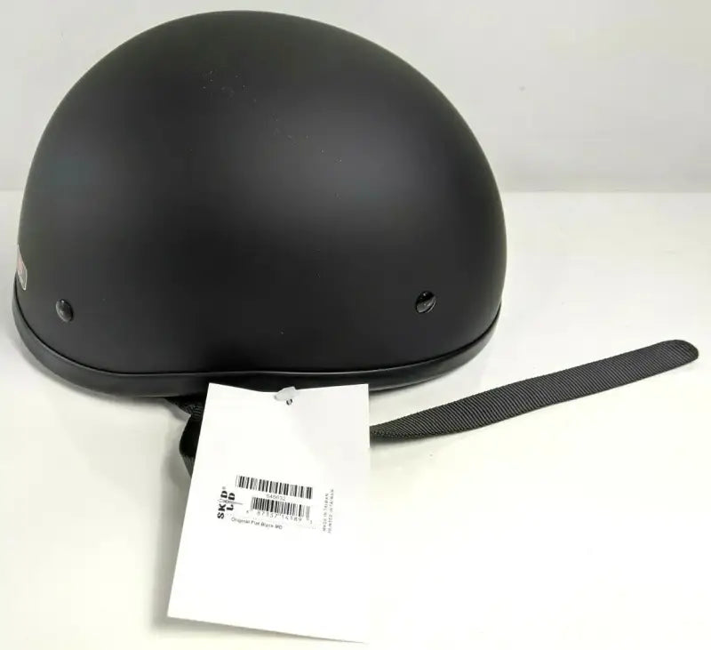 Matte black Skid Lids Original Helmet Flat Black for motorcycle riders