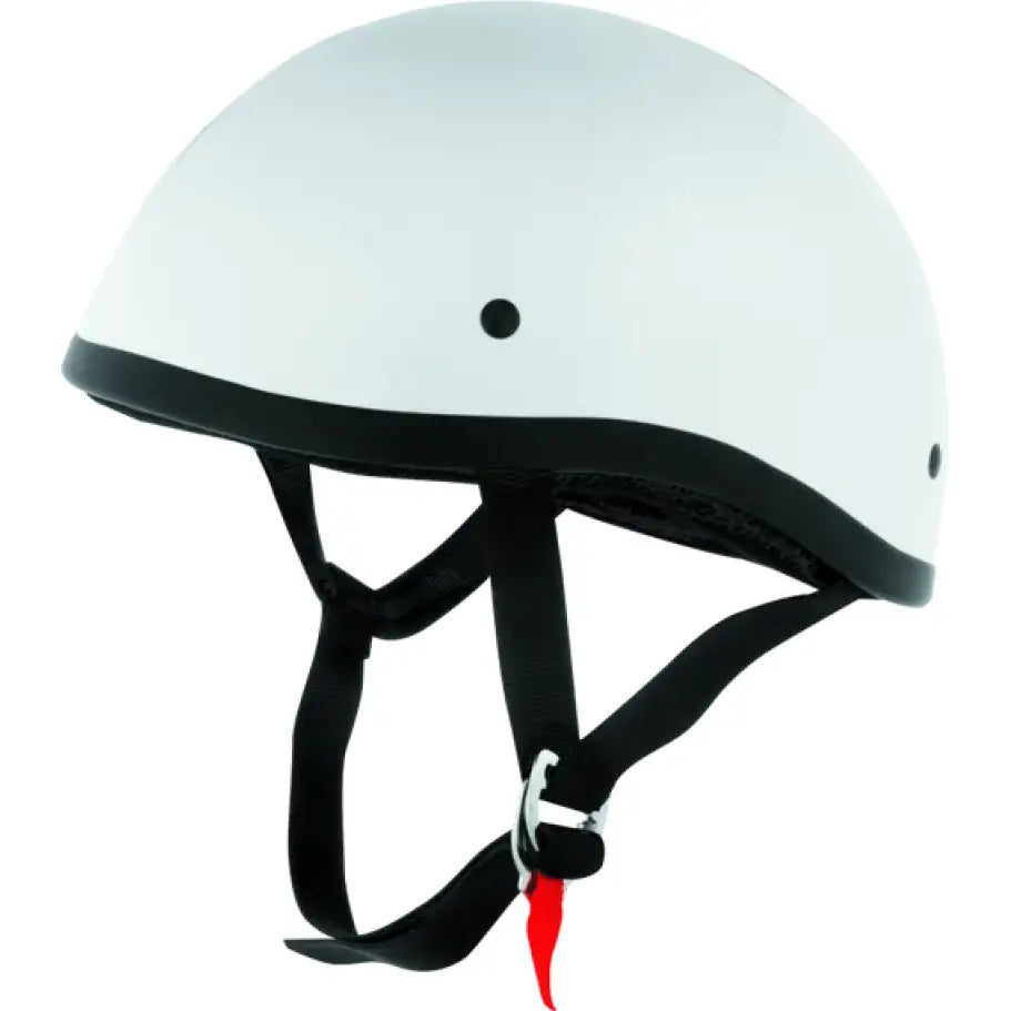White Skid Lids Original Helmet with Black Trim for Small Fits Perfectly