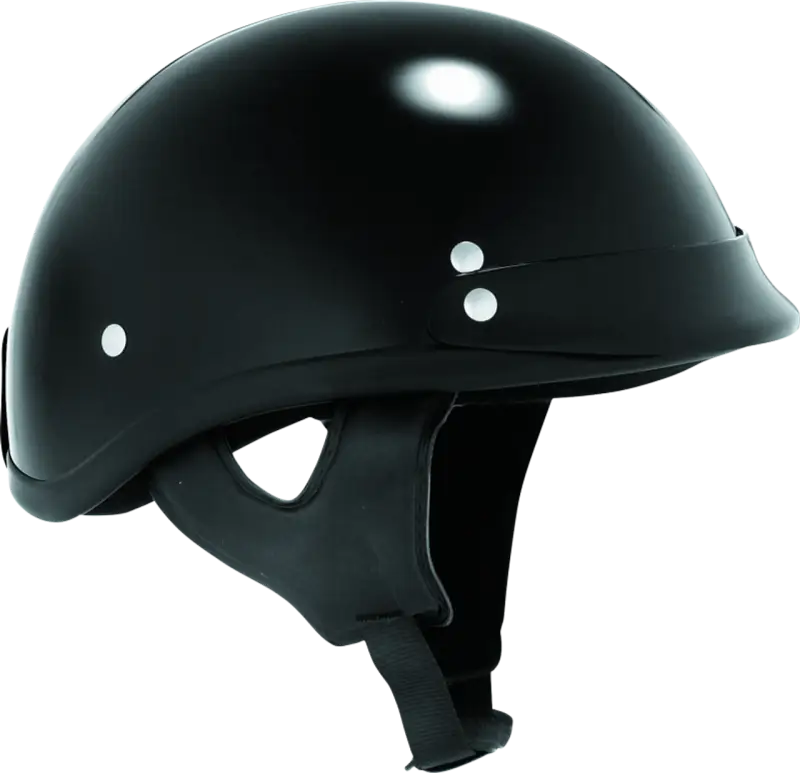 Skid Lids Traditional Helmet Black - Medium - 646802 - Safety