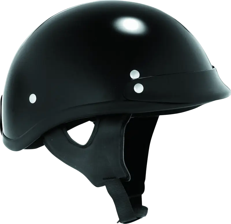 Skid Lids Traditional Helmet Black - XL - 646804 - Safety