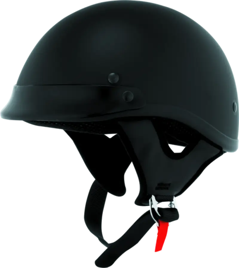 Skid Lids Traditional Helmet Flat Black - Large - 646823 - Safety
