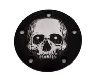 CUSTOM ENGRAVING SKUL33-04BG Tc Timer Cover Skull Black