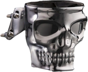Skull Perch Mount Holder Chrome - Powersports